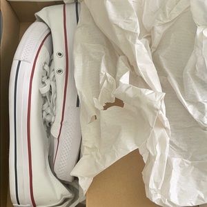 White Low Top Converse